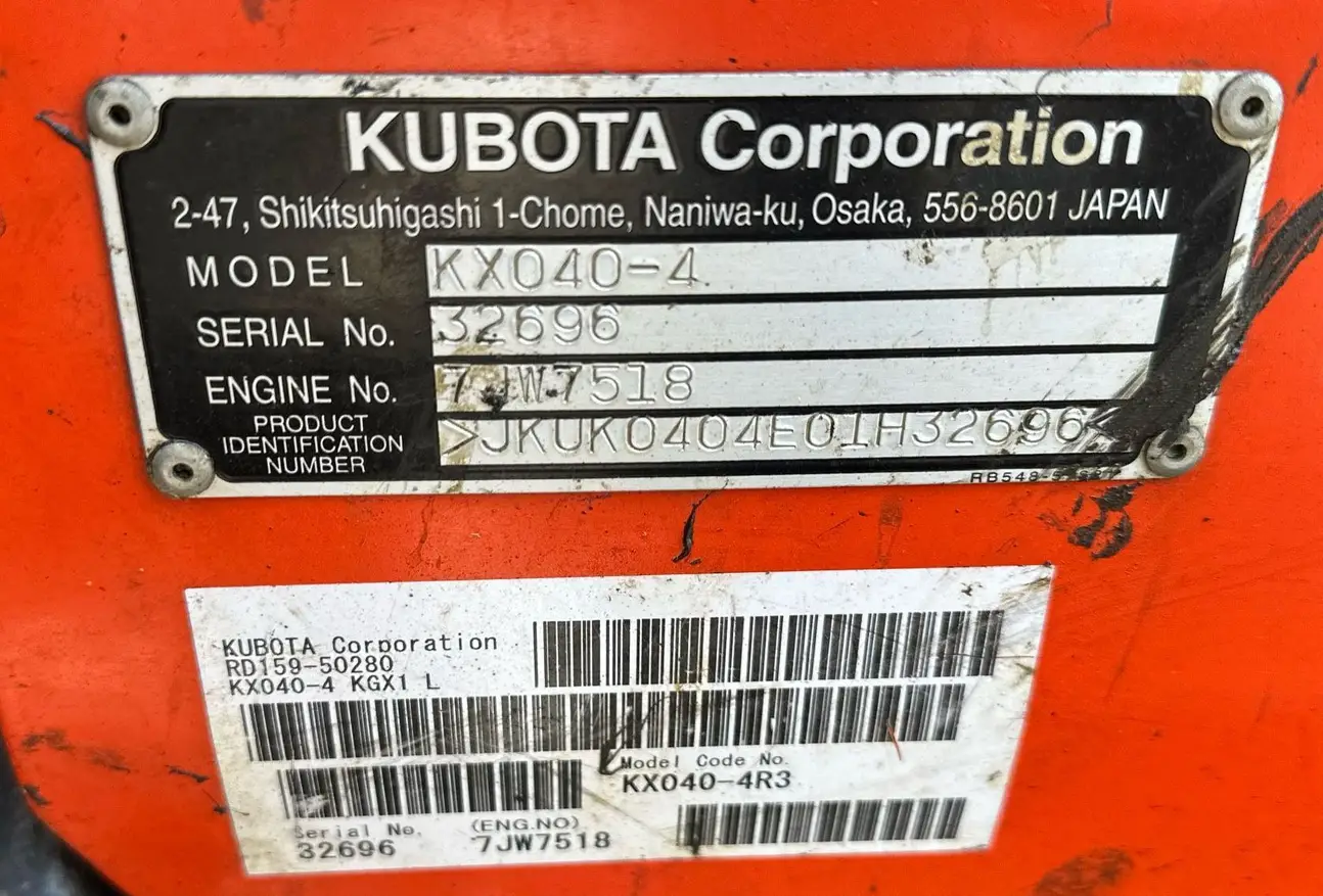 2019 Kubota KX040-4 mini excavator - Image 50