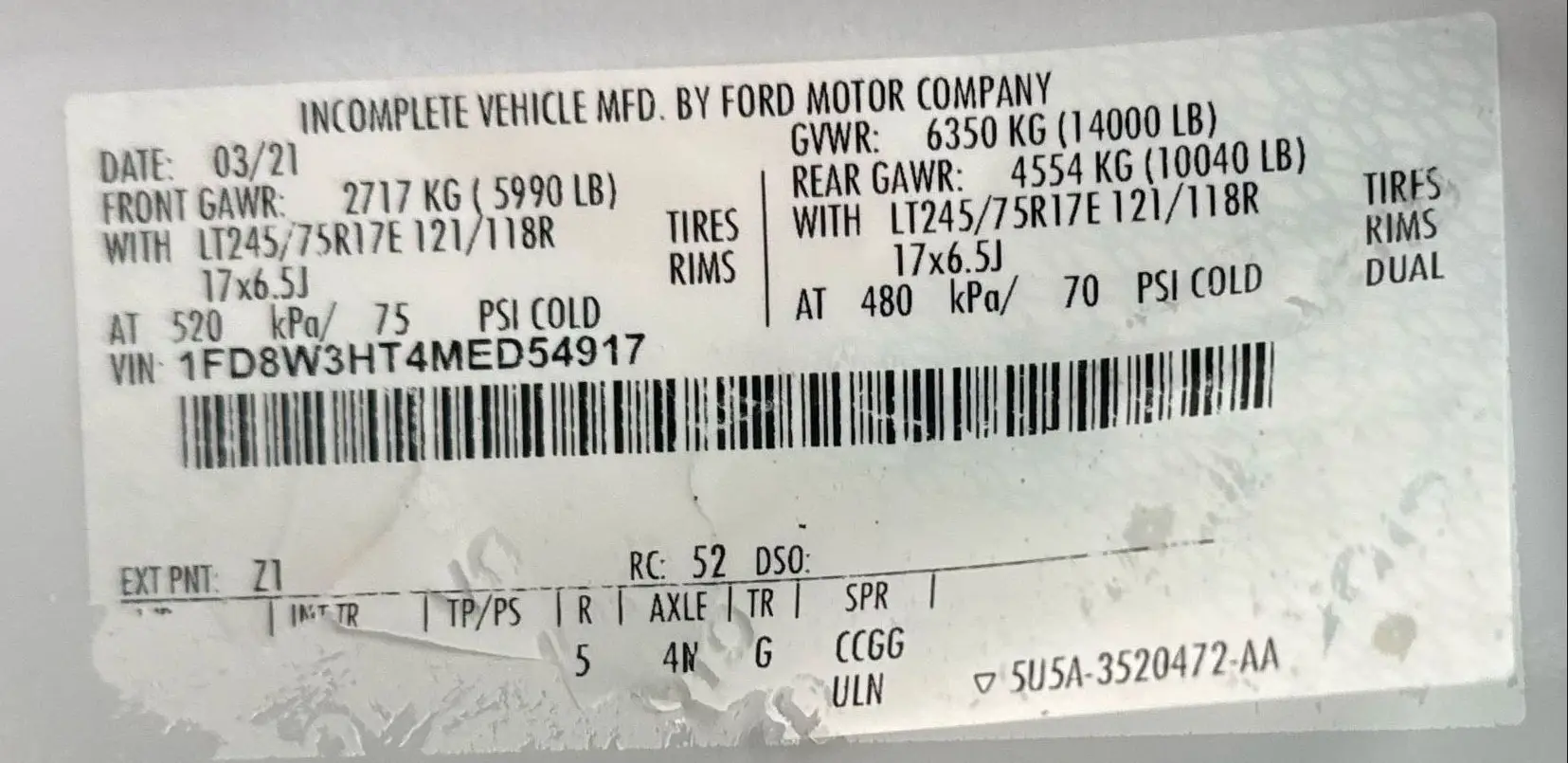 2021 Ford F350 Super Duty Crew Cab - Image 65