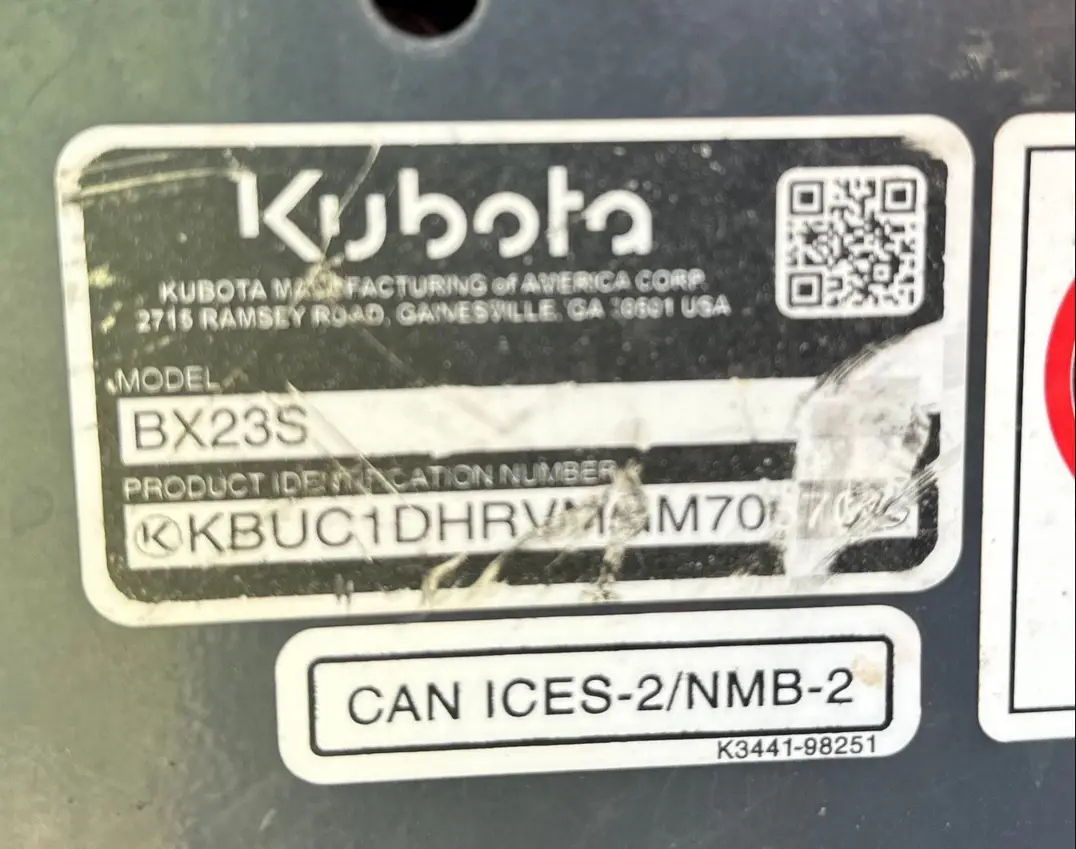 2022 Kubota BX23S MFWD Tractor For Sale | Low Hours | Live Auction