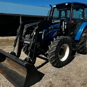 2007 New Holland TL100A MFWD Tractor For Sale | Low Hours | Live Auction