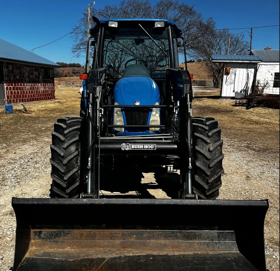 2007 New Holland TL100A MFWD Tractor For Sale | Low Hours | Live Auction