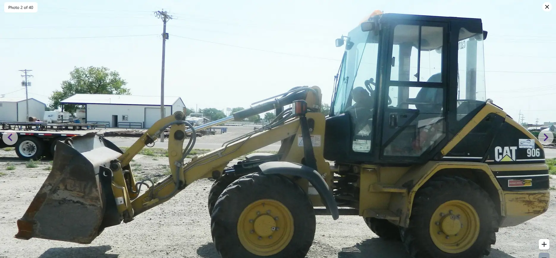 1999 Caterpillar 906 wheel loader For Sale | Low Hours | Live Auction