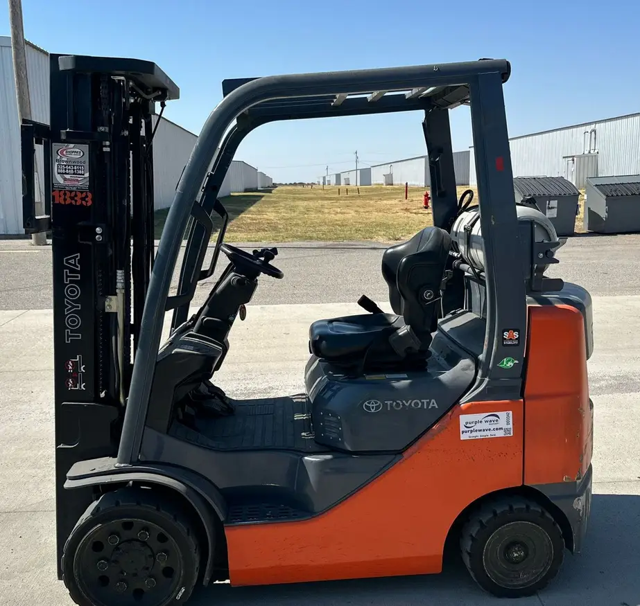 2018 Toyota 8FGCU25 Forklift For Sale | Low Hours | Live Auction