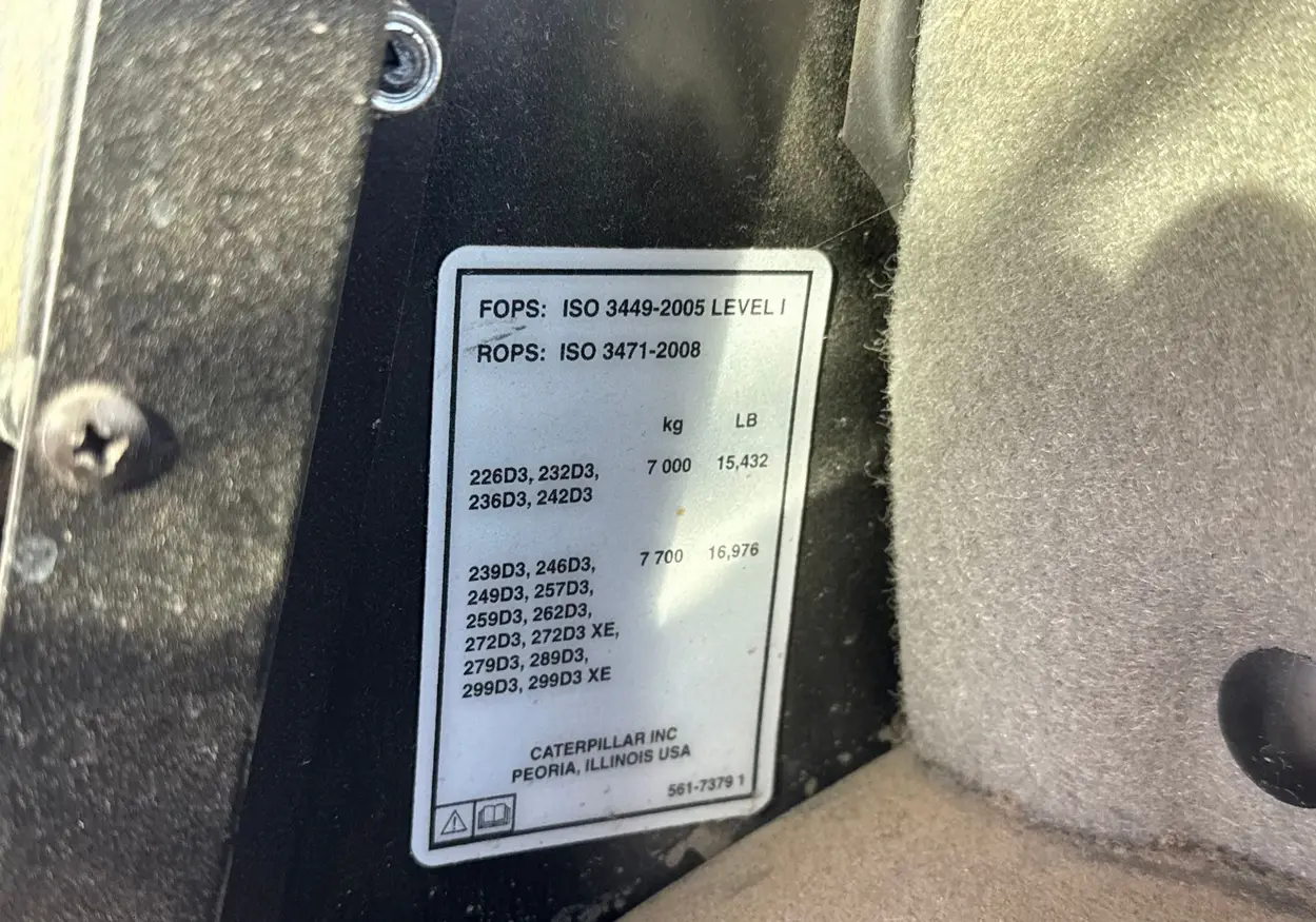 2022 Caterpillar 259D3 tracked skid steer loader For Sale | Low Hours | Live Auction