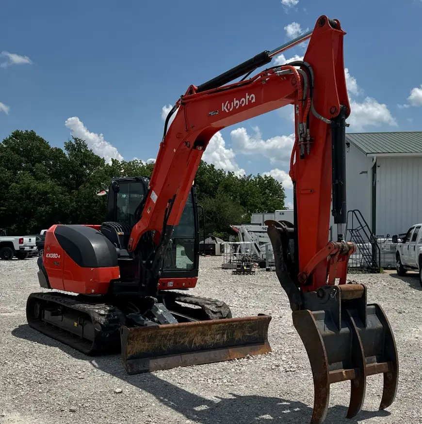 2022 Kubota KX080-4 Super Series 2 Mini Excavator For Sale | Low Hours | Live Auction