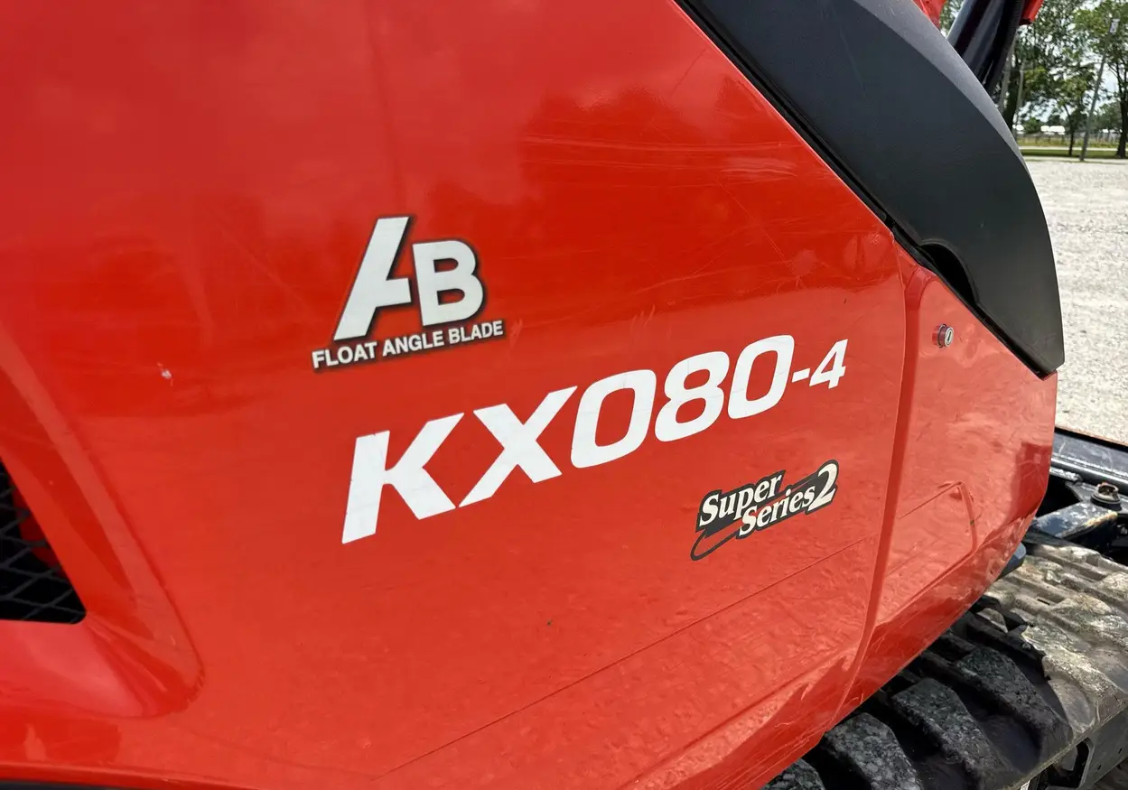 2022 Kubota KX080-4 Super Series 2 Mini Excavator For Sale | Low Hours | Live Auction