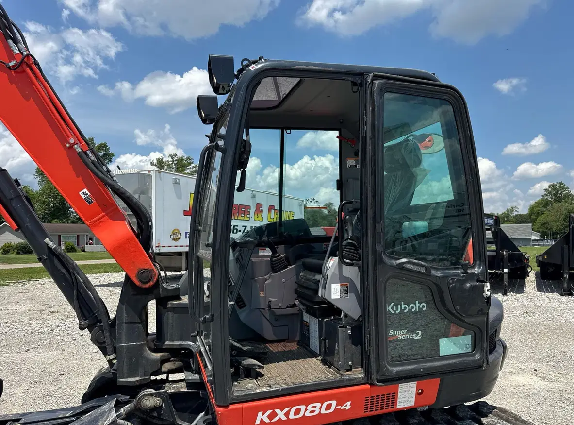 2022 Kubota KX080-4 Super Series 2 Mini Excavator For Sale | Low Hours | Live Auction
