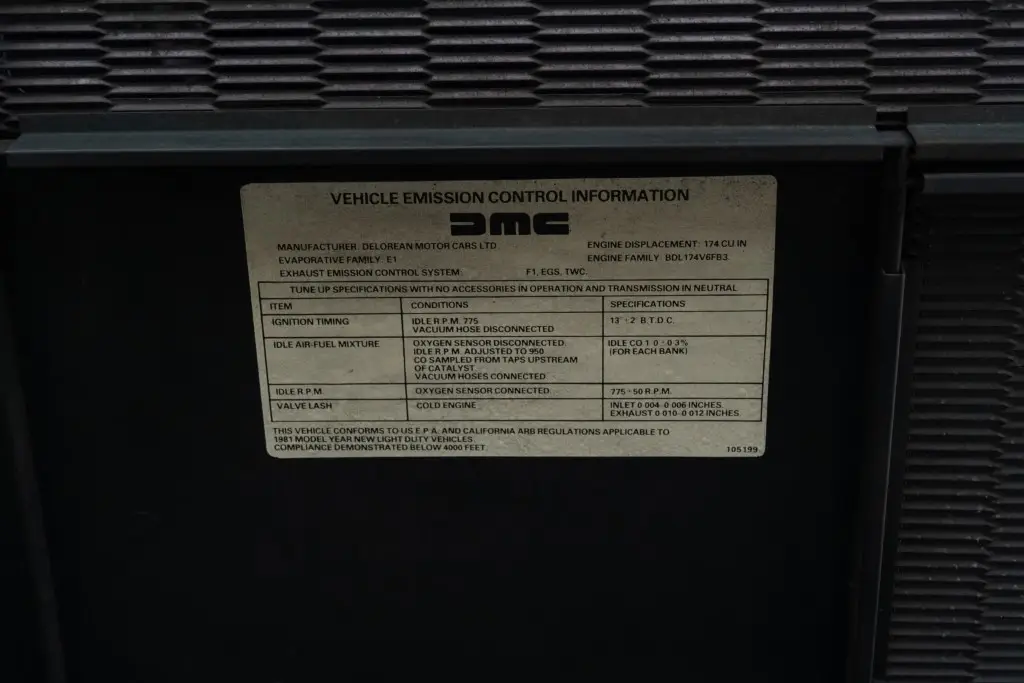 1981 DeLorean DMC-12 - Image 137