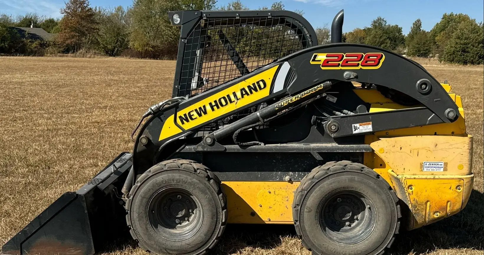 2019 New Holland L228 skid steer loader