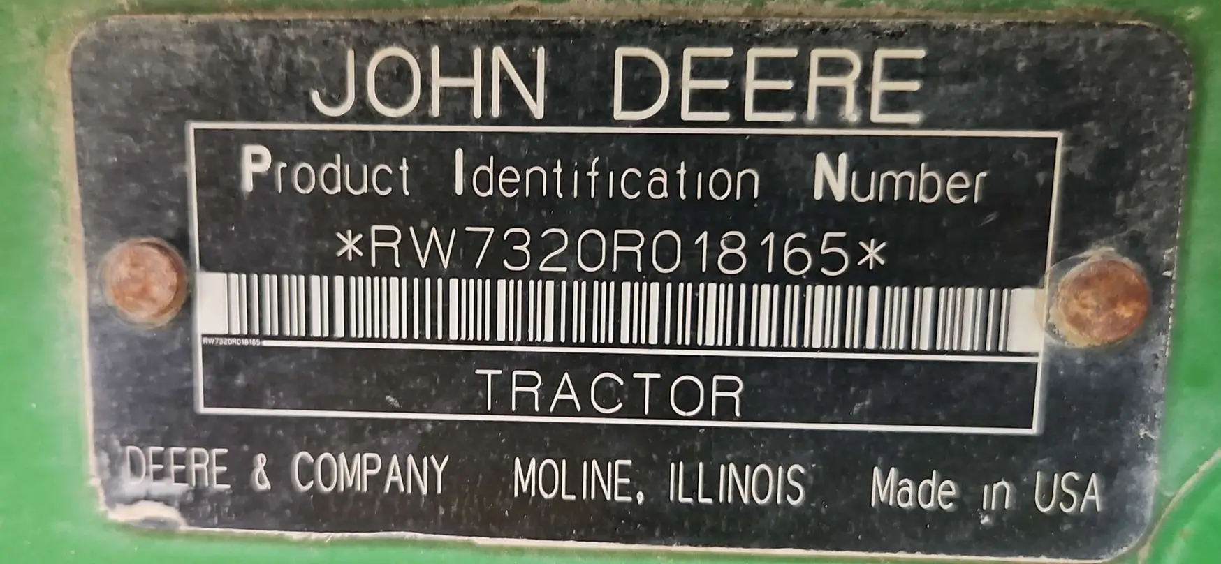 2004 John Deere 7320 MFWD tractor