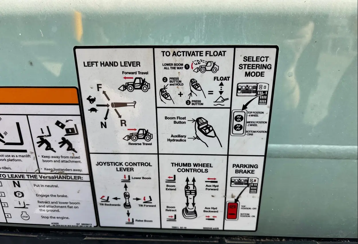 2016 Bobcat V417 telehandler