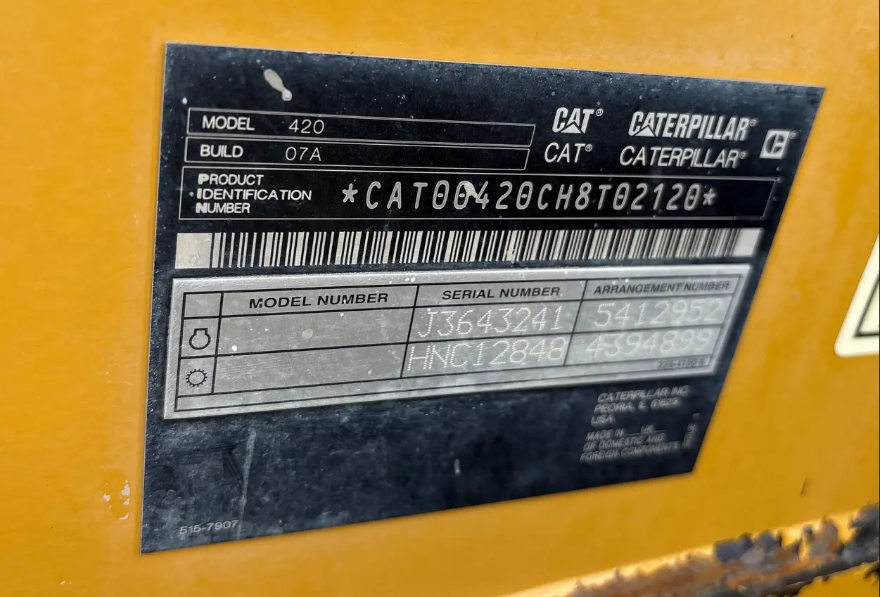 2022 Caterpillar 420 backhoe
