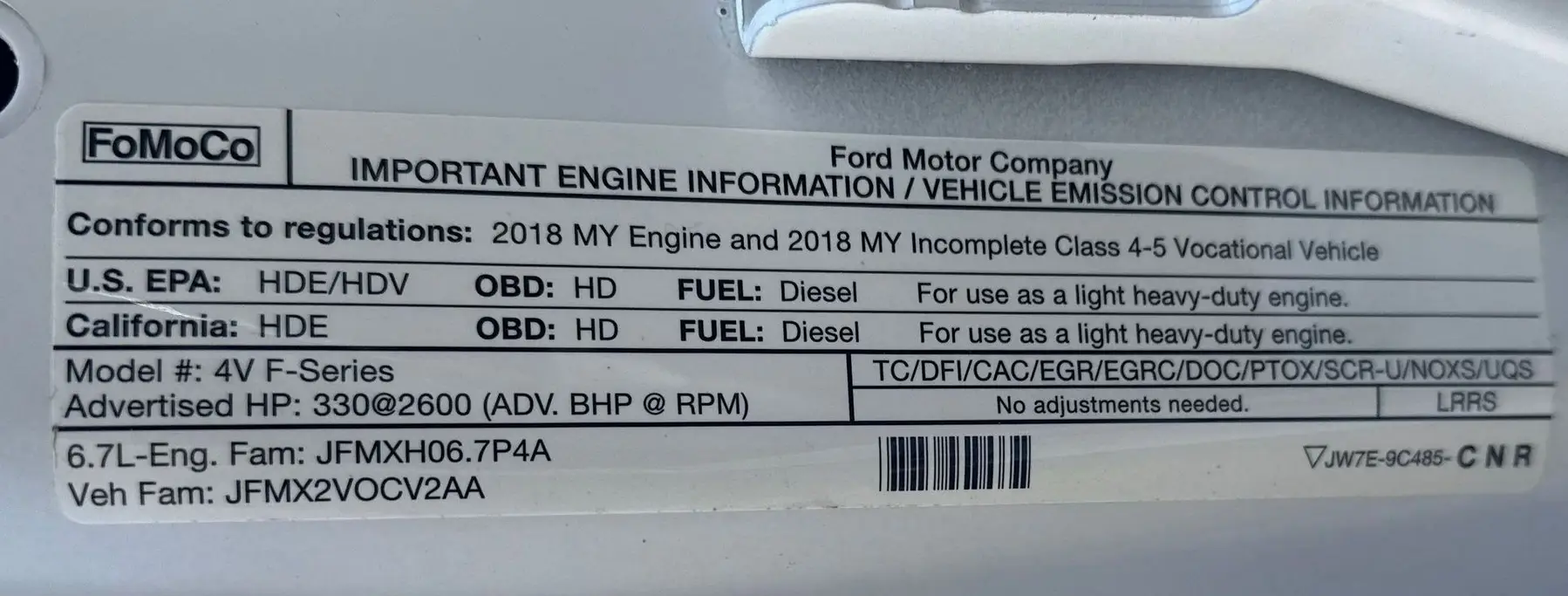 2018 Ford F450 Super Duty XL utility  service truck